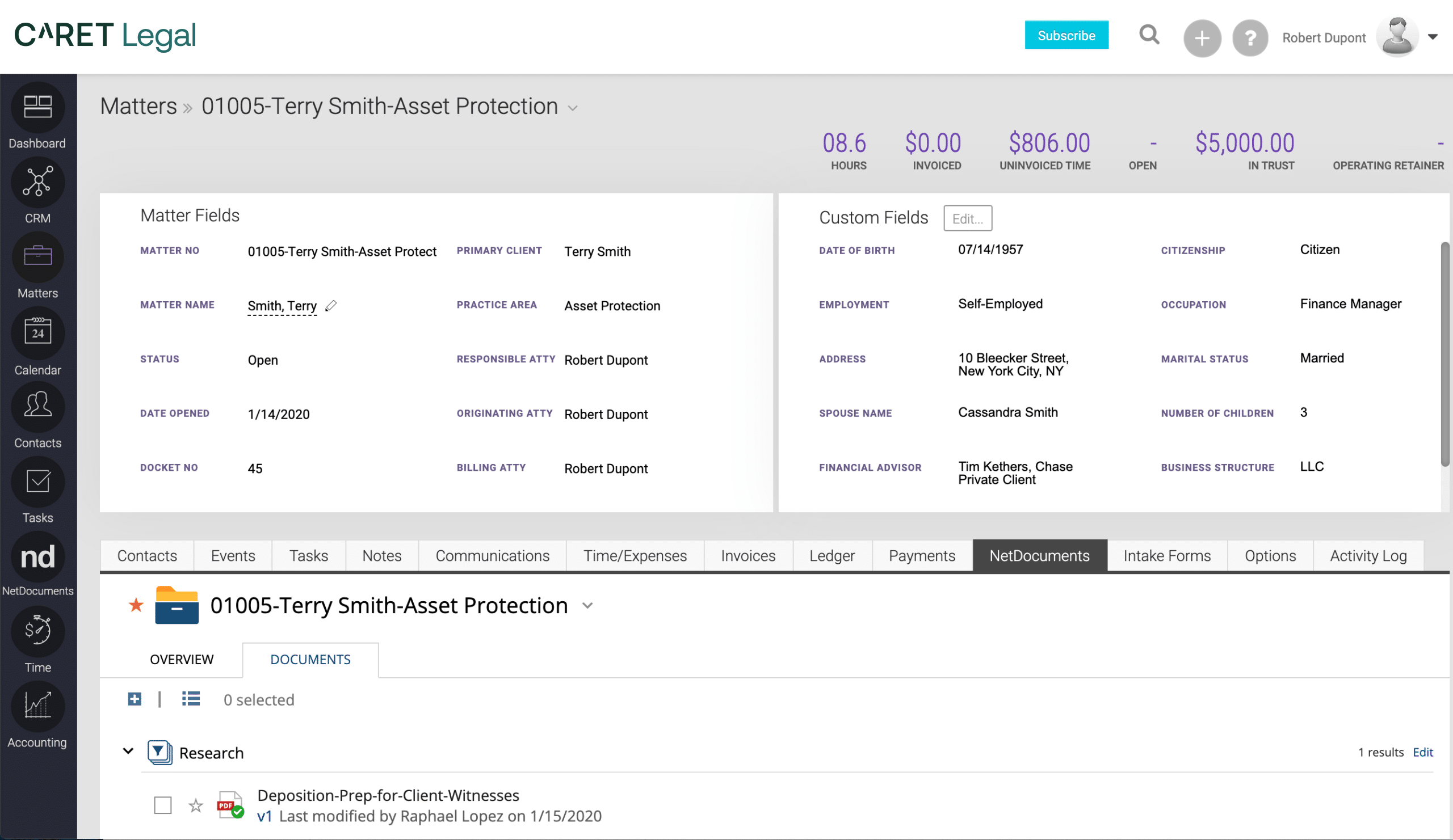 CARET Legal Announces NetDocuments Integration CARET Legal