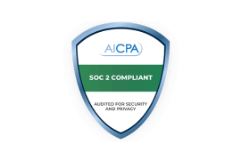 SOC 2 compliant badge