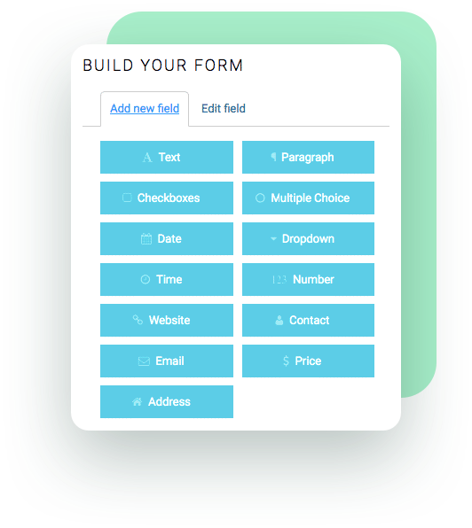 Form builder in CARET Legal