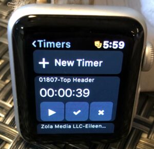 CARET Legal Apple Watch App with New Timer