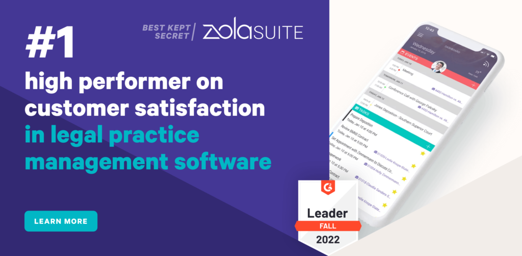 CARET Legal is #1 high performer on customer satisfaction on G2
