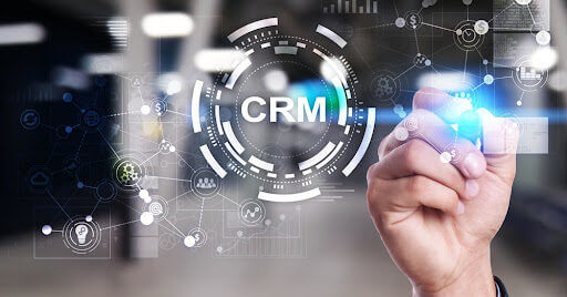 Lawyer writing about CRM software