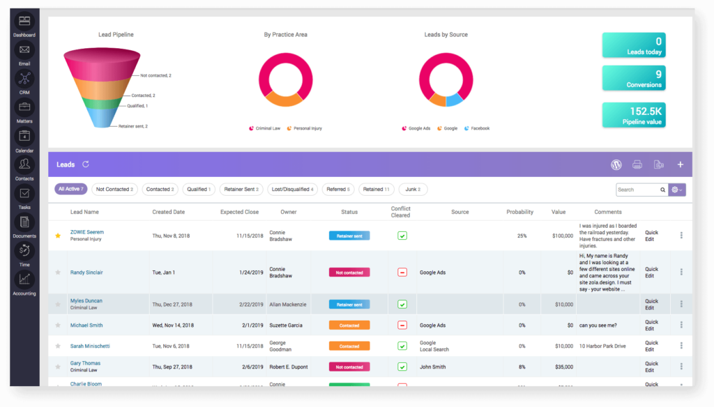 CARET Legal CRM