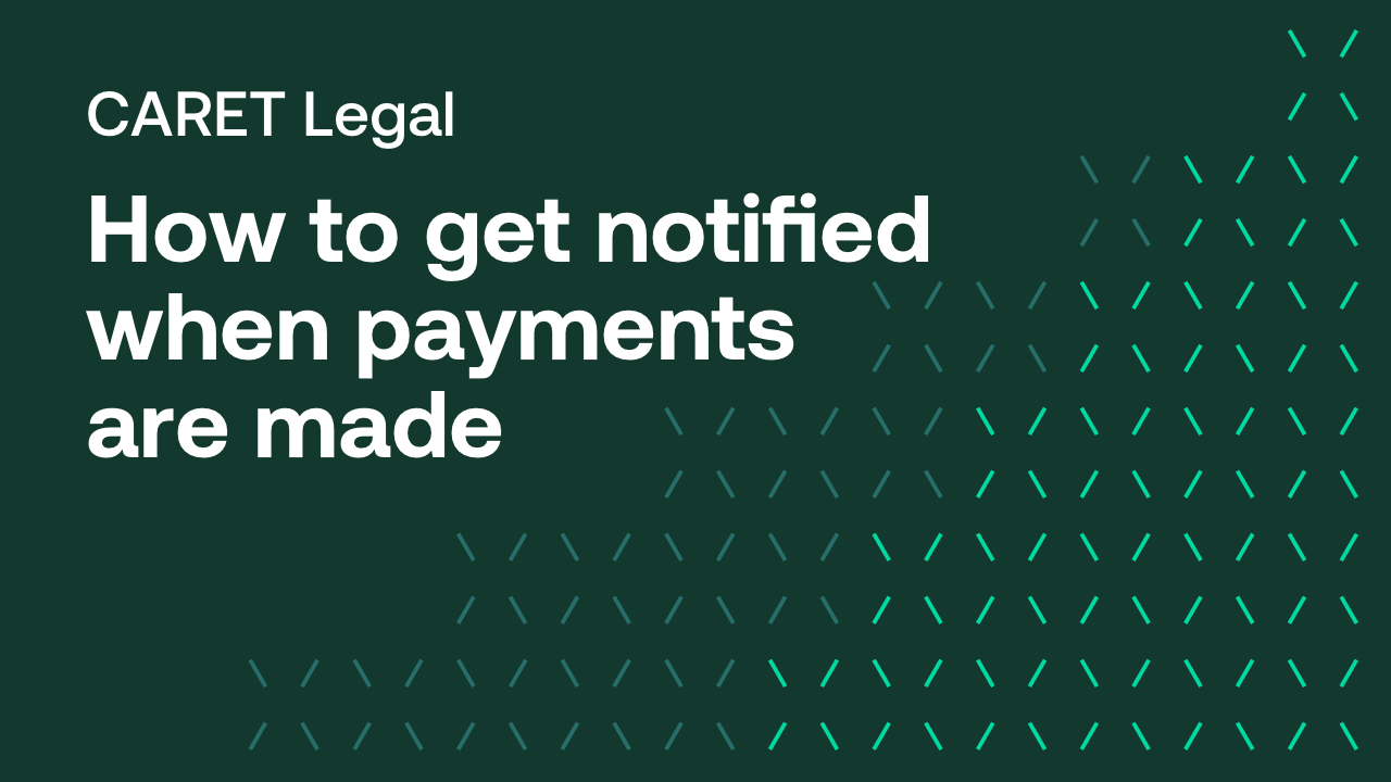 How to get notified when payments are made