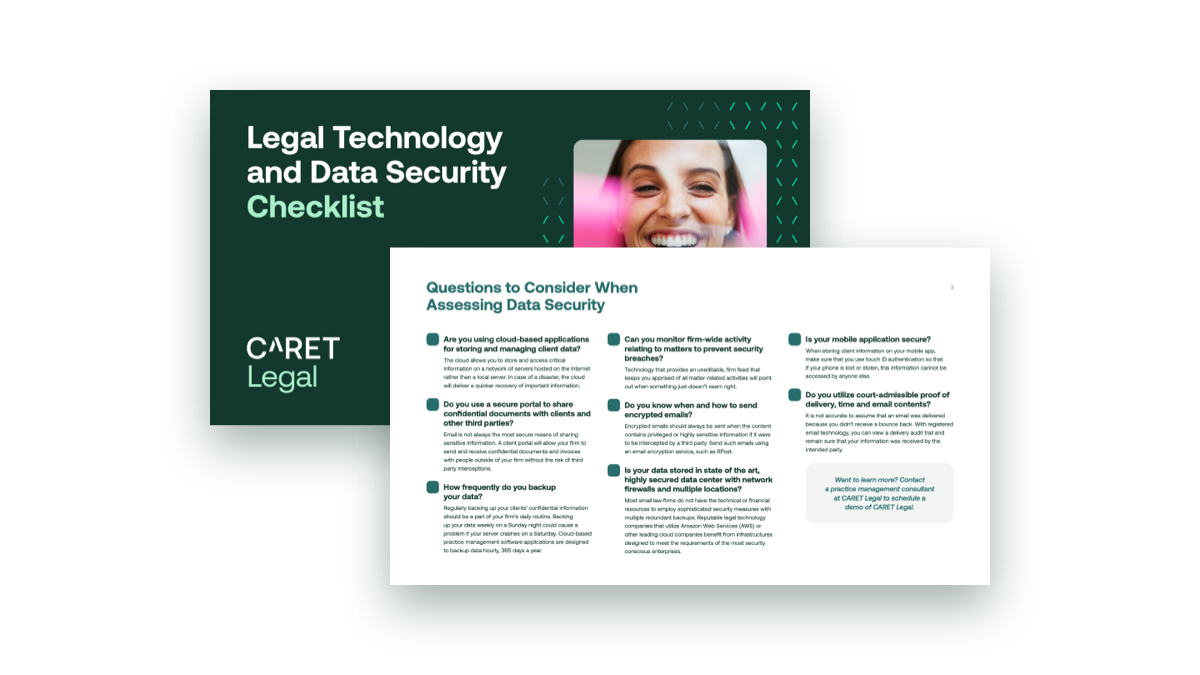 Legal Technology/Data Security Checklist