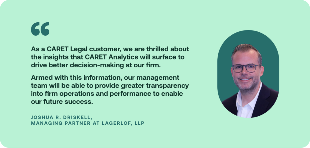 Joshua Driskell, Lagerlof testimonial