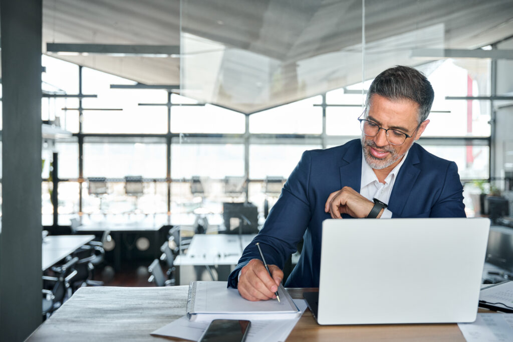Lawyer using CARET Legal billing software